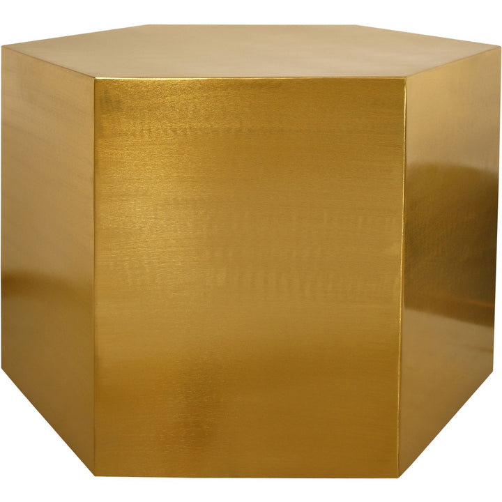 Hexagon Iron Coffee Table — Gold