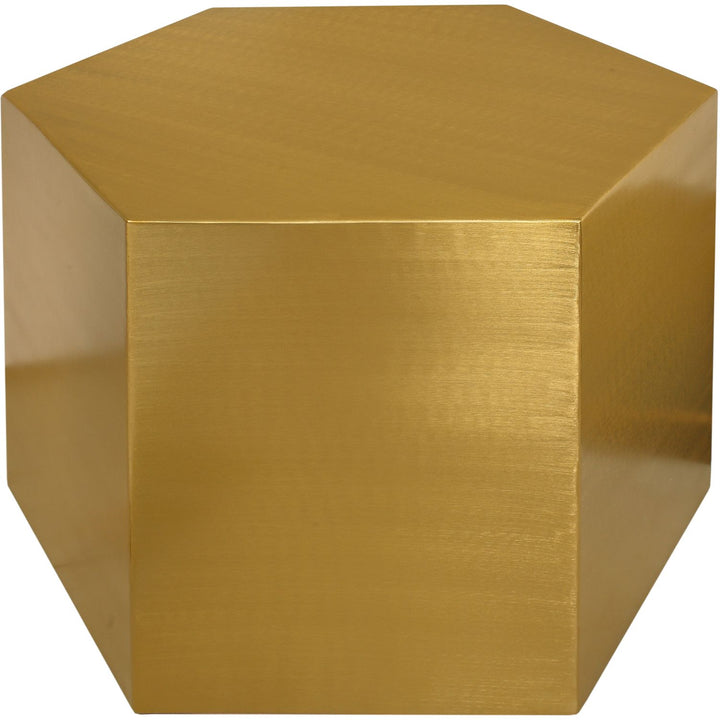 Hexagon Iron Coffee Table — Gold