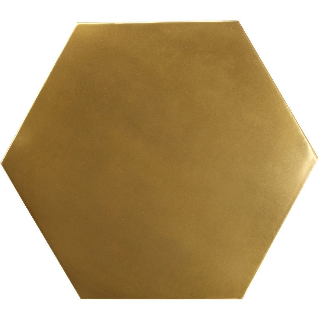 Hexagon Iron Coffee Table — Gold