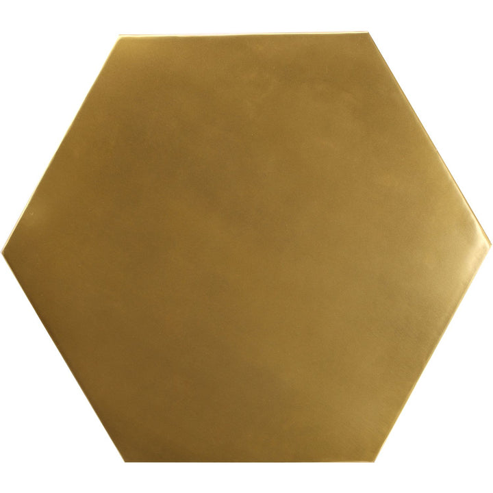 Hexagon Iron Coffee Table — Gold