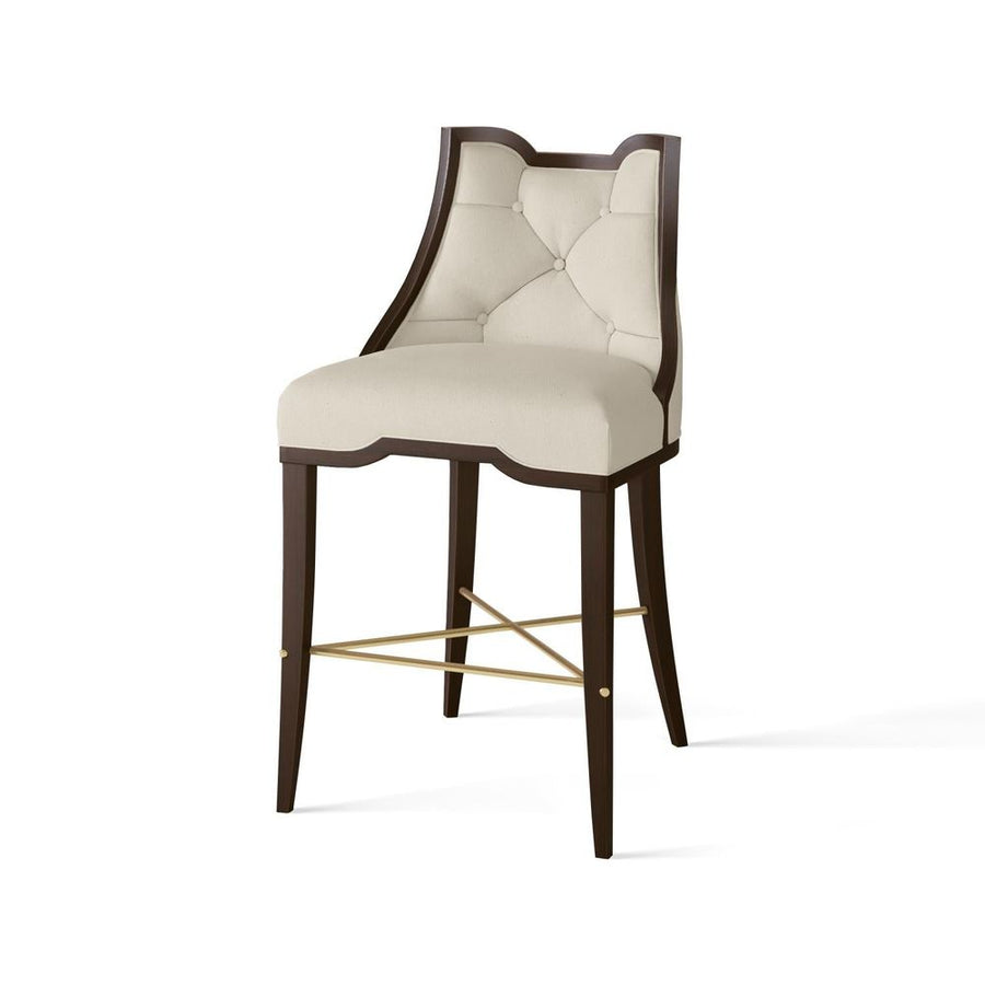 Bar & Counter Stools Logan Counter Stool-Walnut-Muslin