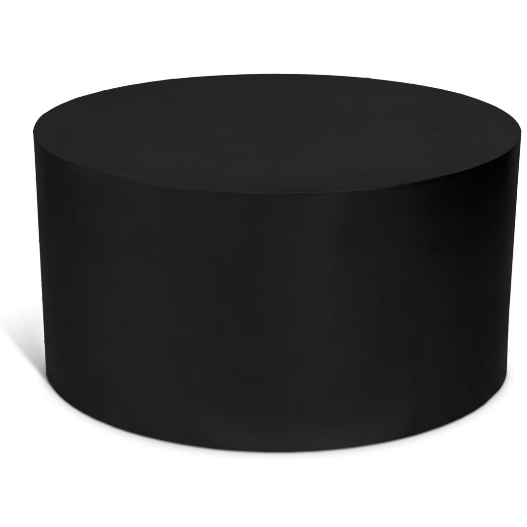 Cylinder Iron Coffee Table — Black