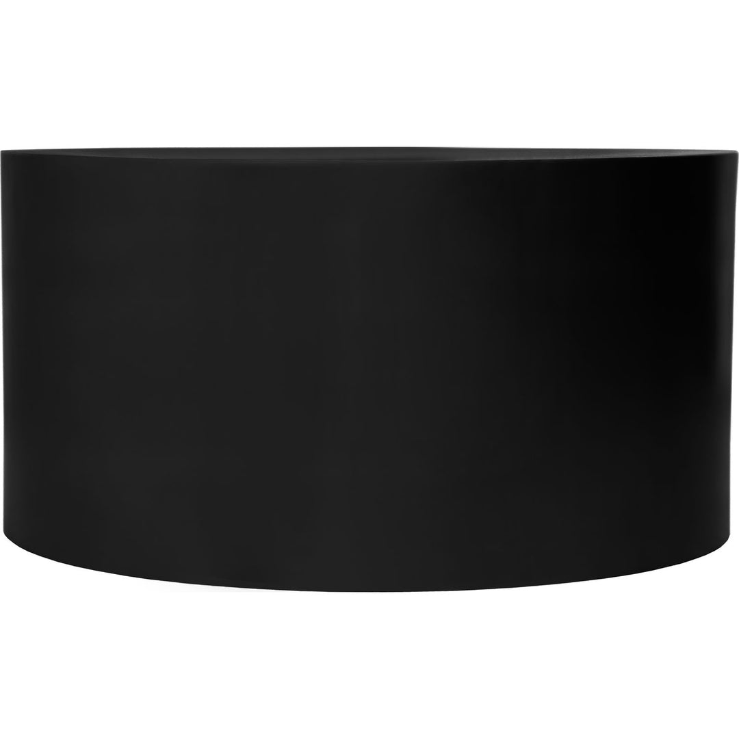 Cylinder Iron Coffee Table — Black