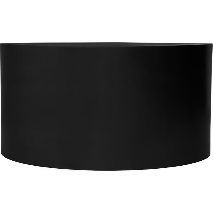 Cylinder Iron Coffee Table — Black