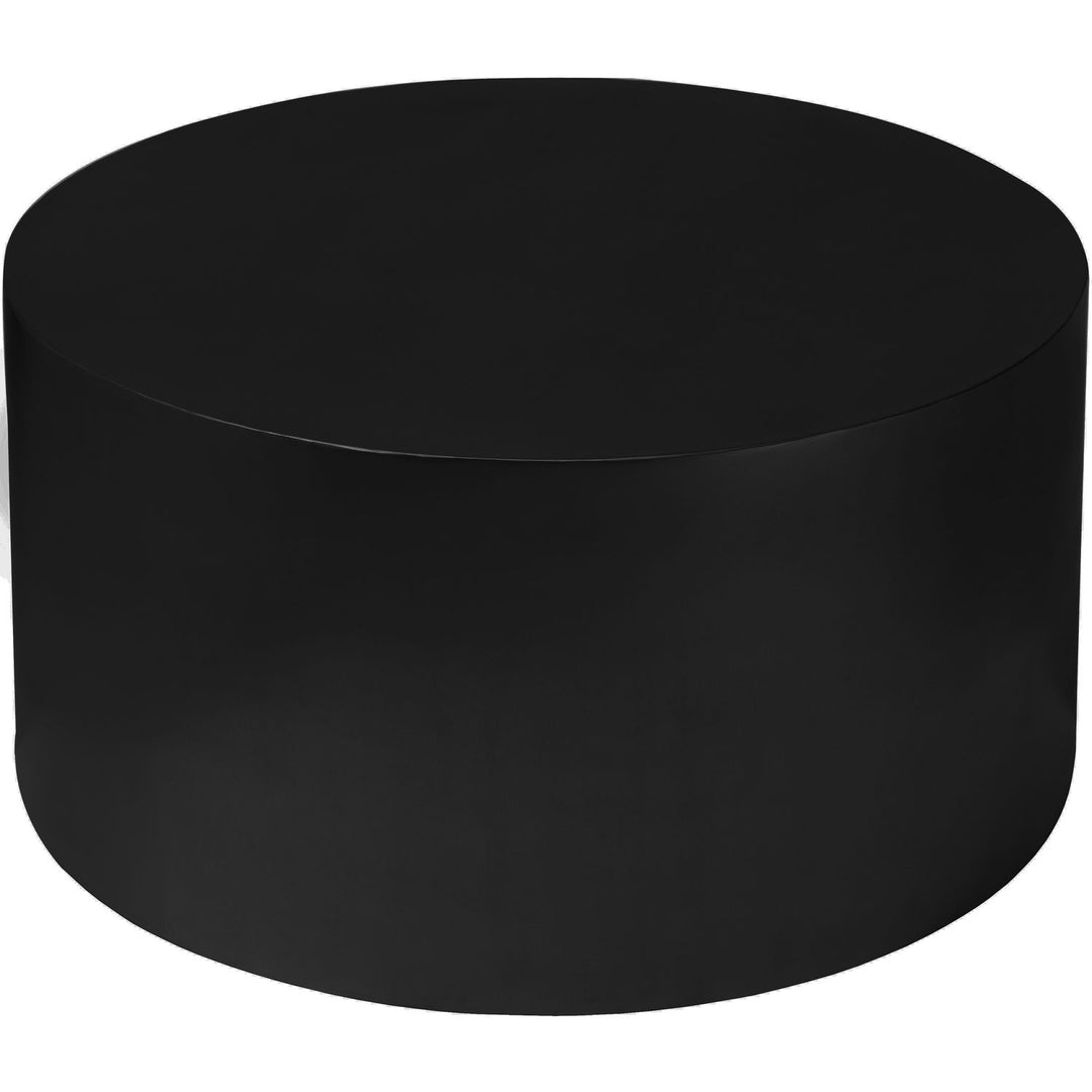 Cylinder Iron Coffee Table — Black