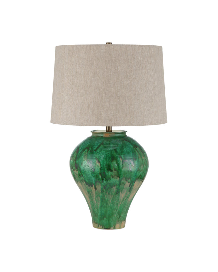 Blarney Green Table Lamp
