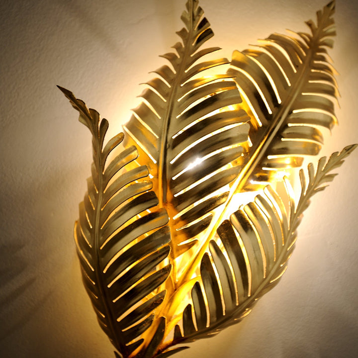 Tropicale Wall Sconce - Gold Leaf 2 Lights