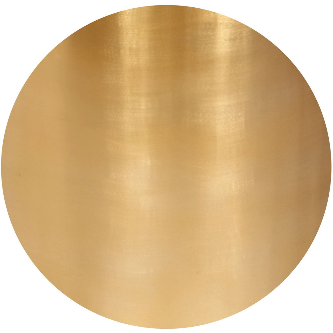 Cylinder Iron Coffee Table — Gold