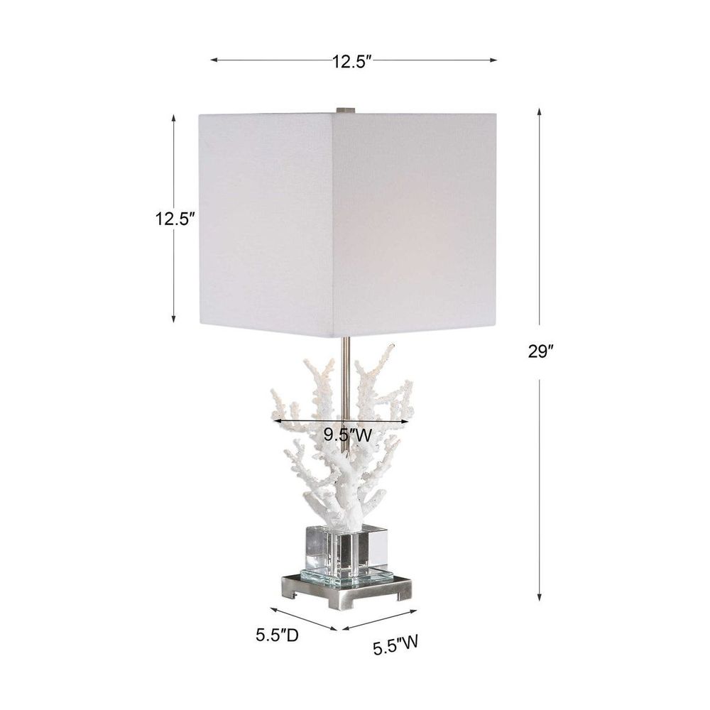 Corallo White Coral Table Lamp-Uttermost-UTTM-29679-1-Table Lamps-5-France and Son