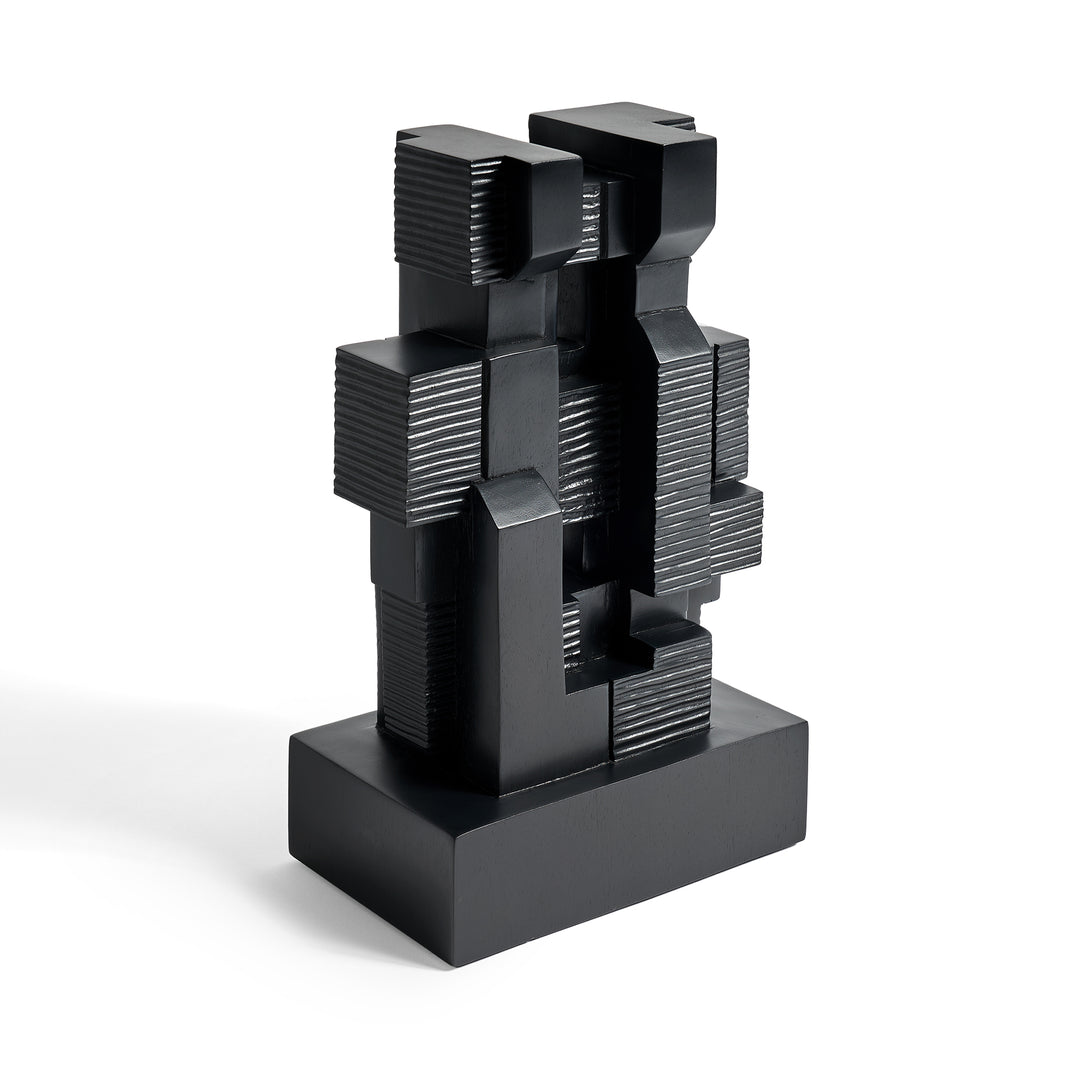 Block Sculpture - Black