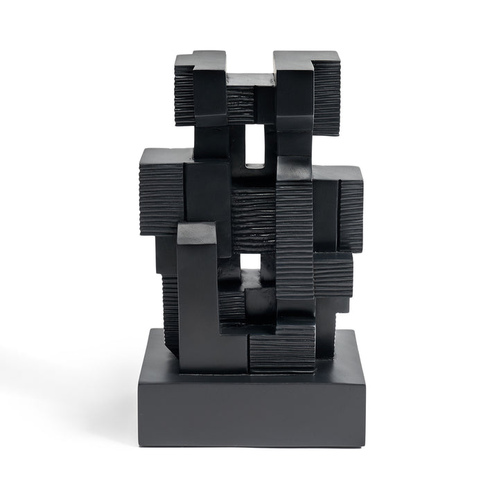 Block Sculpture - Black