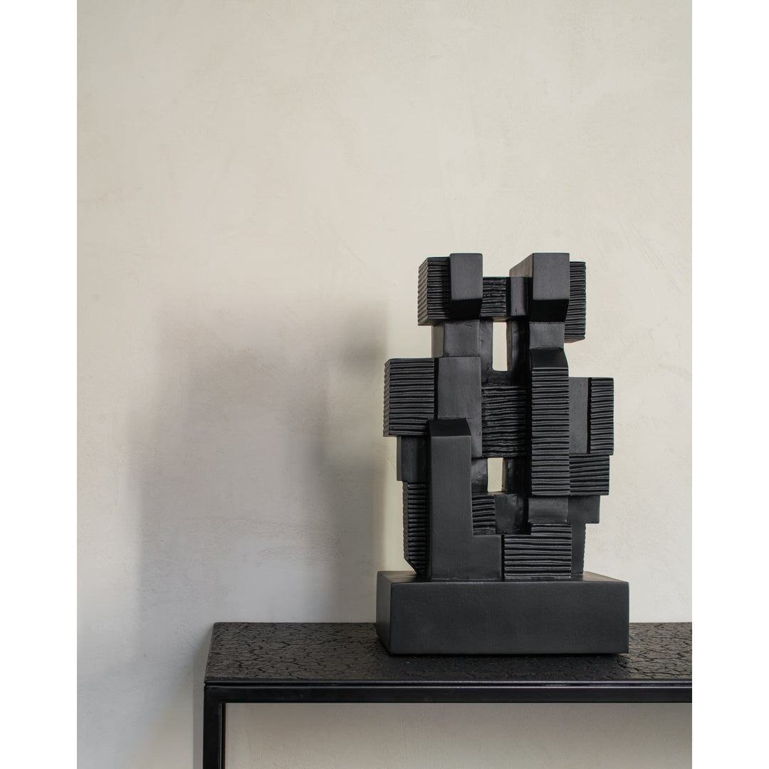 Block Sculpture - Black