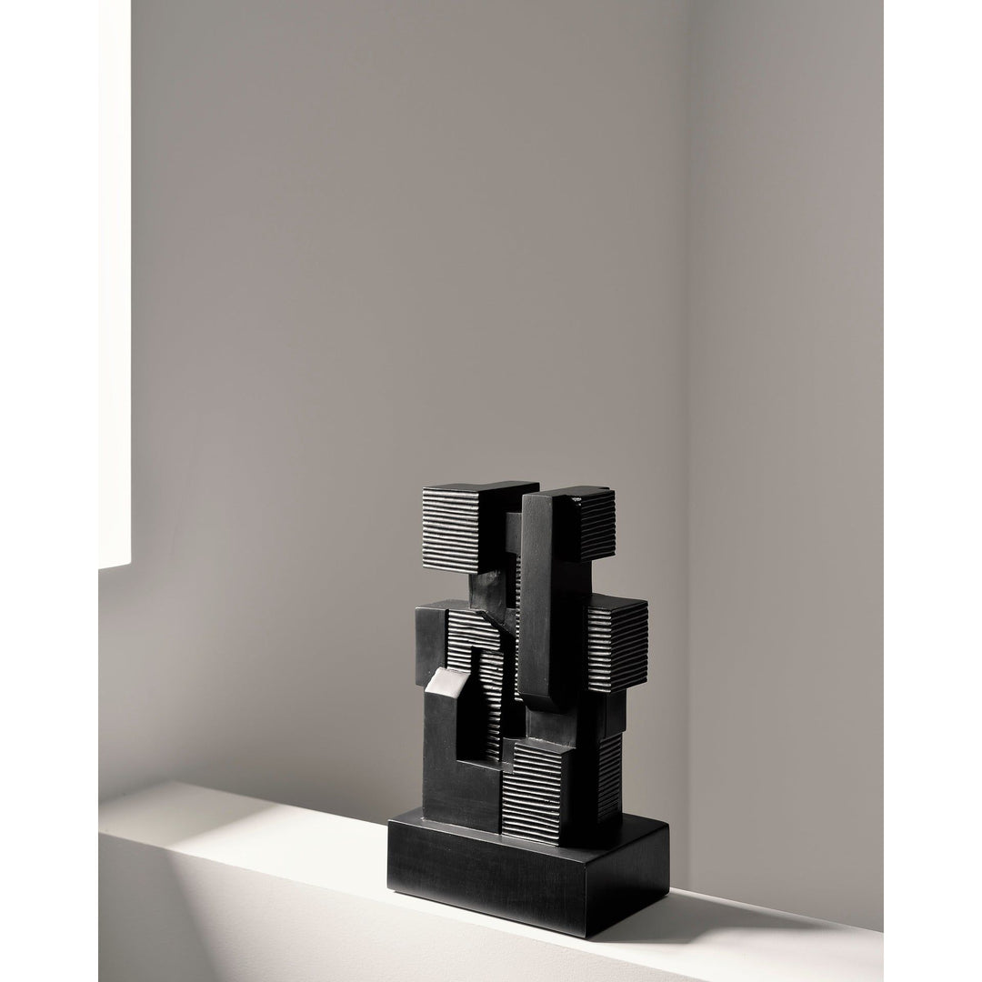 Block Sculpture - Black