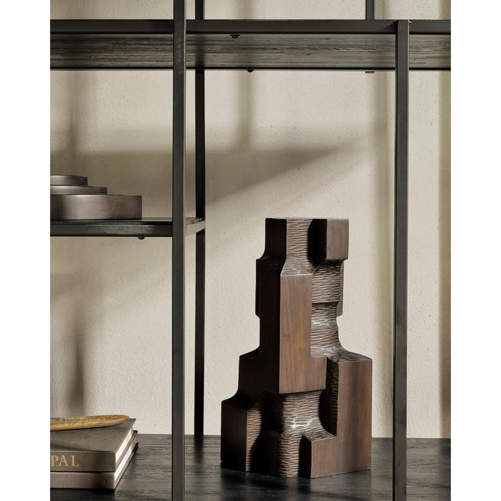 Block Organic Sculpture - Brown