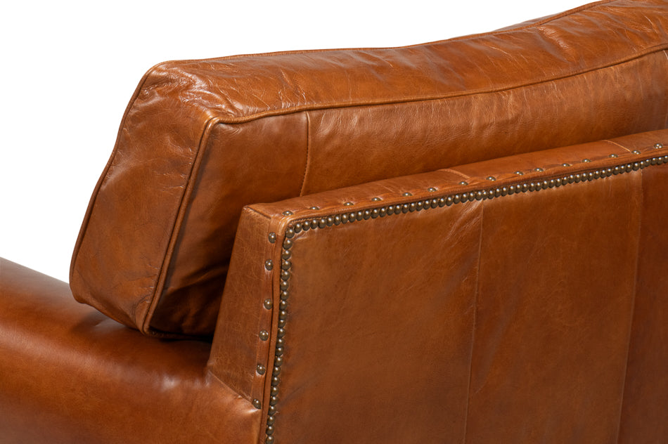 Papa's Chair - Vintage Havana Leather