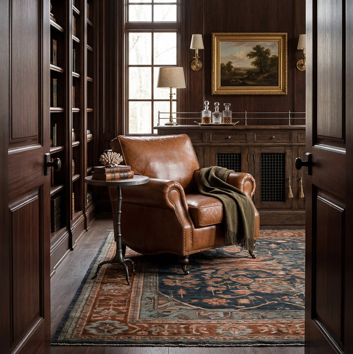 Papa's Chair - Vintage Havana Leather
