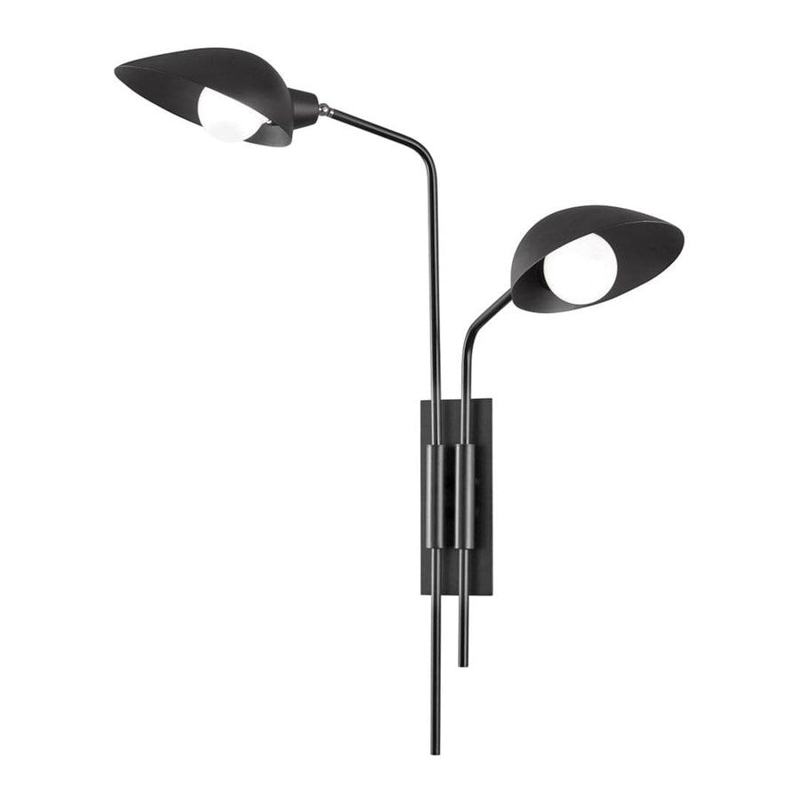 Leo Plug-in Sconce-Troy Lighting-TROY-B7812-SBK-Wall Lighting-1-France and Son