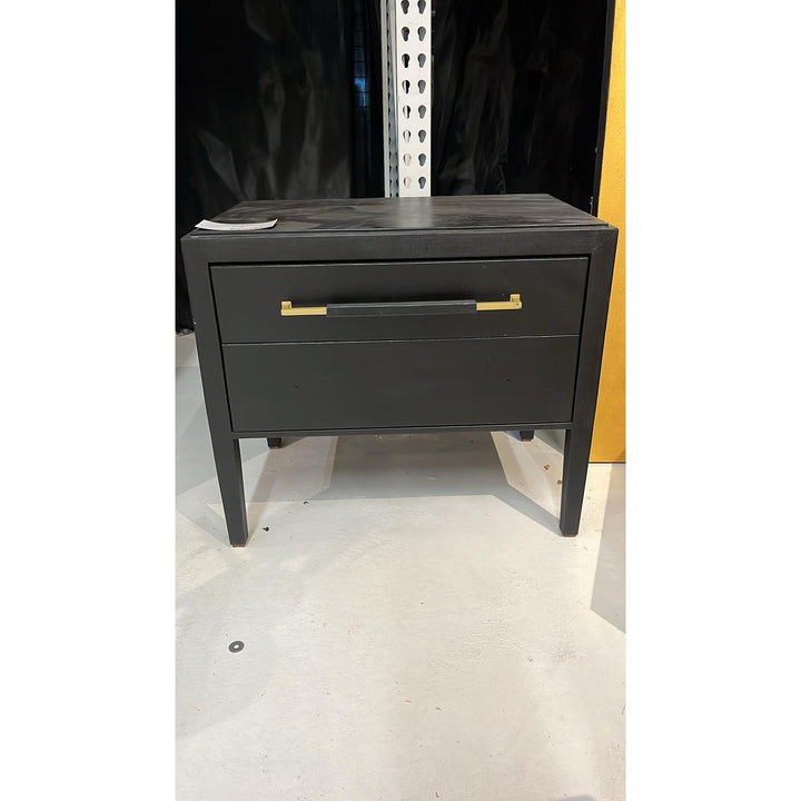 Verona Black Nightstand - Open Box