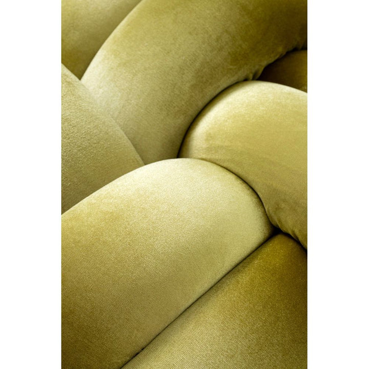 Citron Knot Ottoman