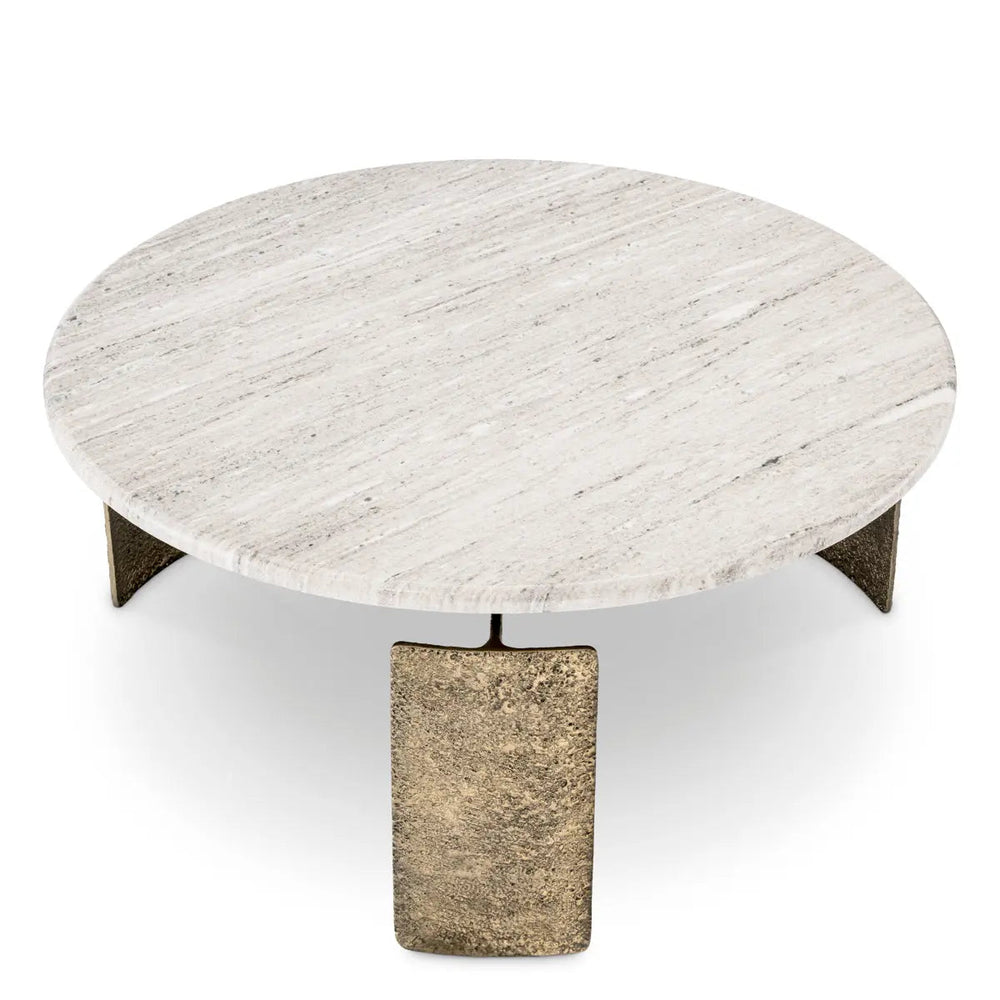 Coffee Table Bodega Antique Brass Finish - image 2