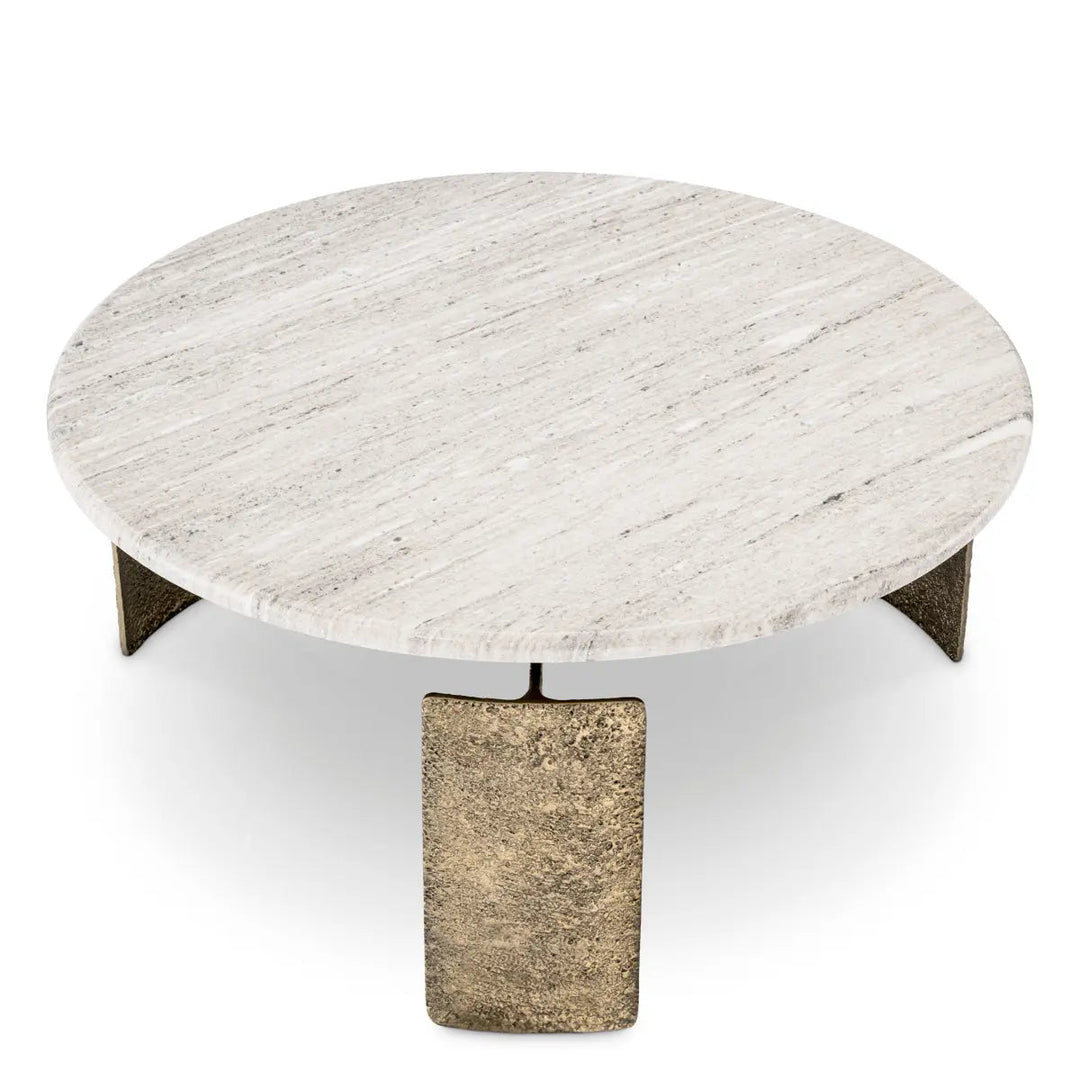 Coffee Table Bodega Antique Brass Finish - image 2