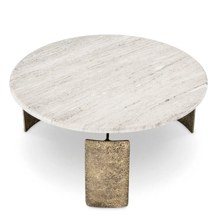 Coffee Table Bodega Antique Brass Finish - image 2