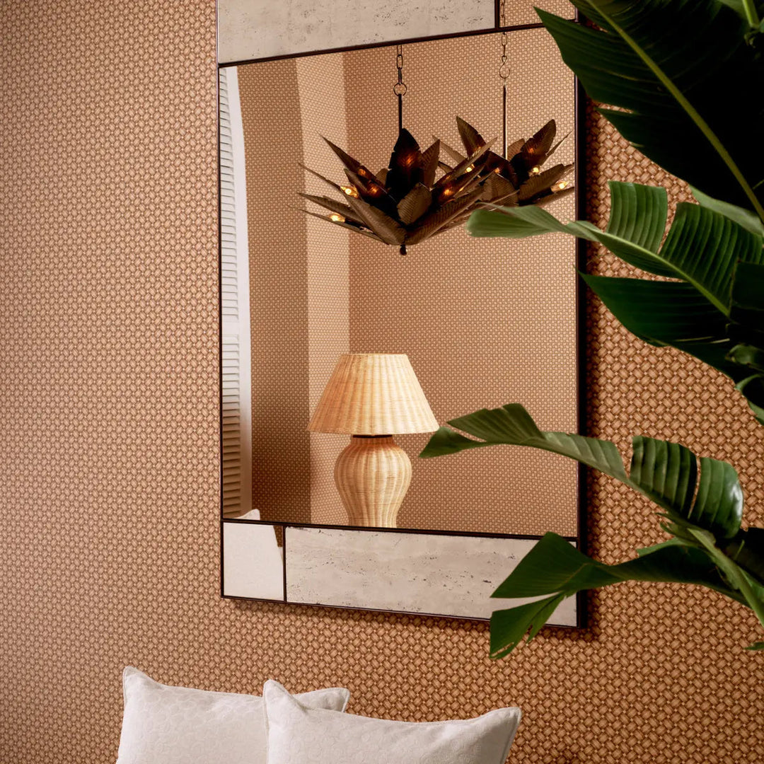Mirror Cosimo Travertine Bronze Finish - image 2
