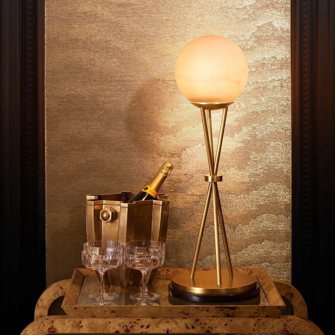 Trolley Mayfair Light Brown Mappa Burl Veneer - image 2