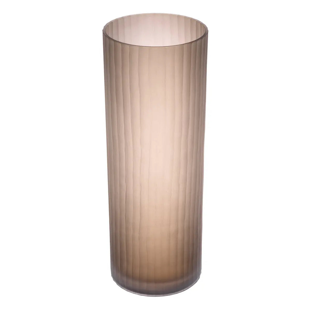 Vase Haight M Frosted Brown Glass - image 2