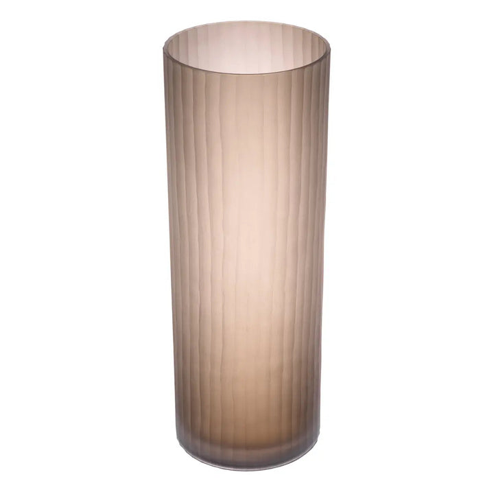 Vase Haight M Frosted Brown Glass - image 2