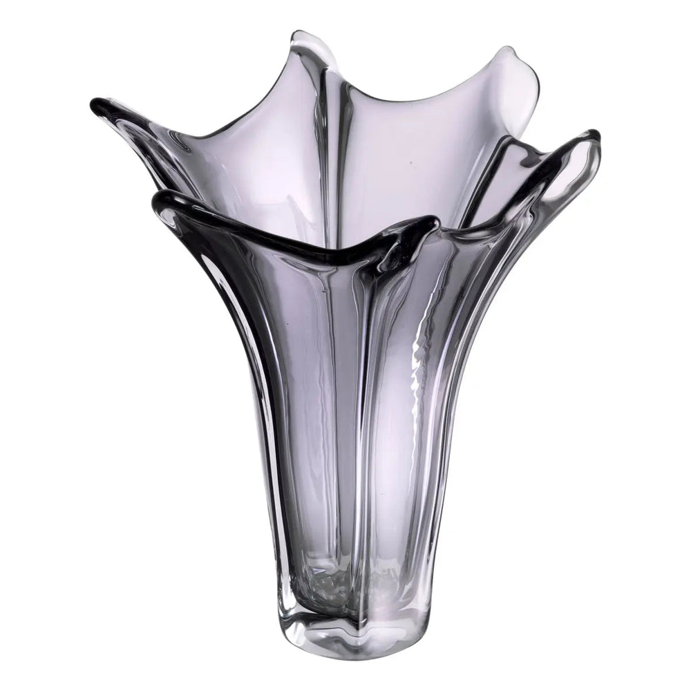 Vase Sutter Grey Glass - image 2