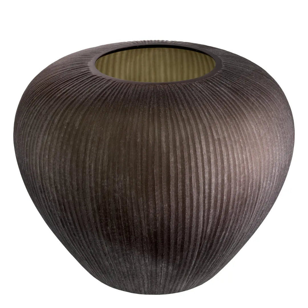 Vase Bayly Stone Finish Glass - image 2
