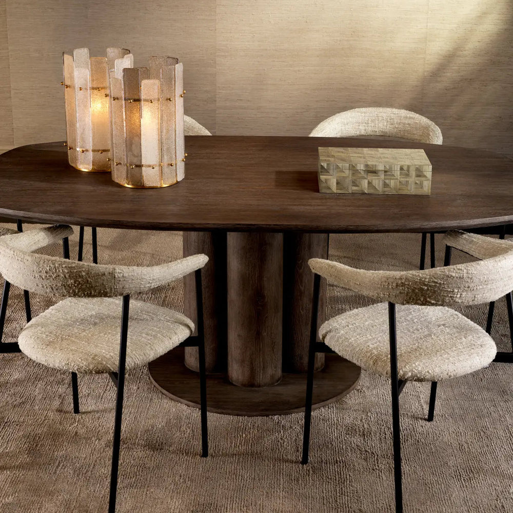 Dining Table Westwood Silverstone Oak Veneer - image 2