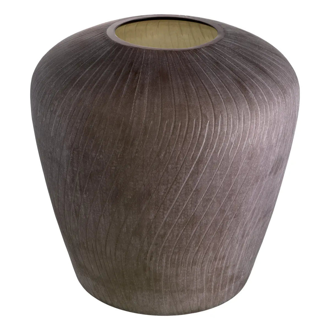 Vase Tarlow Stone Finish Glass - image 2