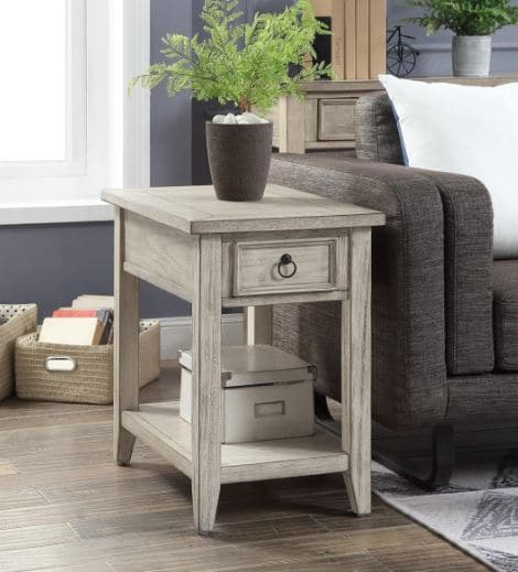 Marcus Summerville One Drawer Chairside Table-Coast2Coast Home-C2CA-30443-Side Tables-2-France and Son