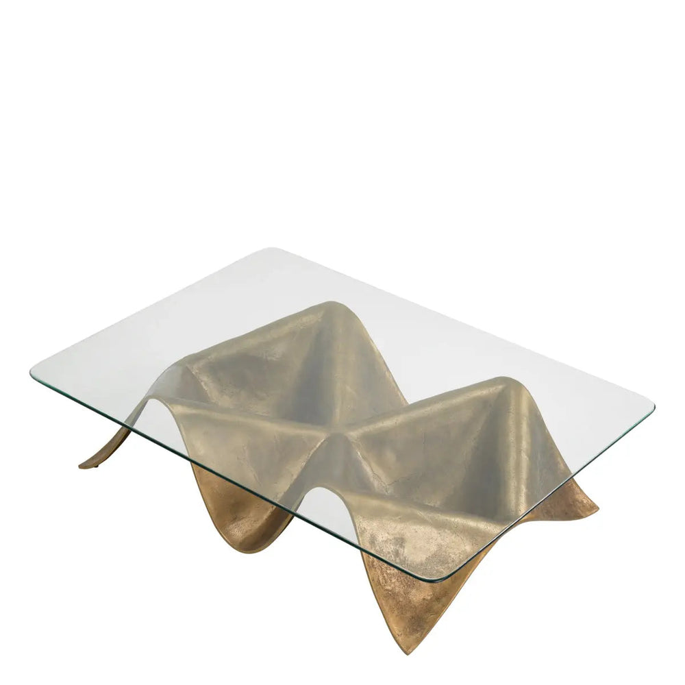 Coffee Table Angelico Vintage Brass Finish - image 2