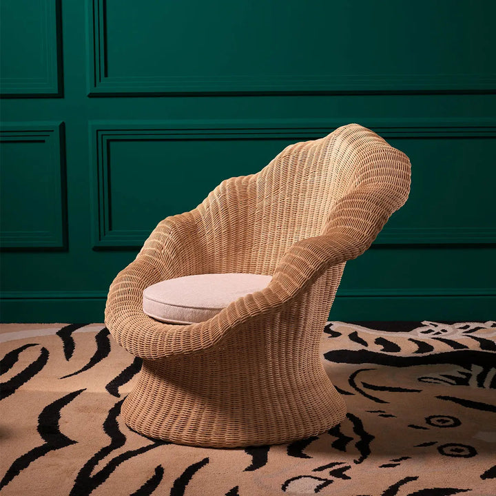 Lounge Chair Somerly Natural Rattan Sentier Cream - image 2