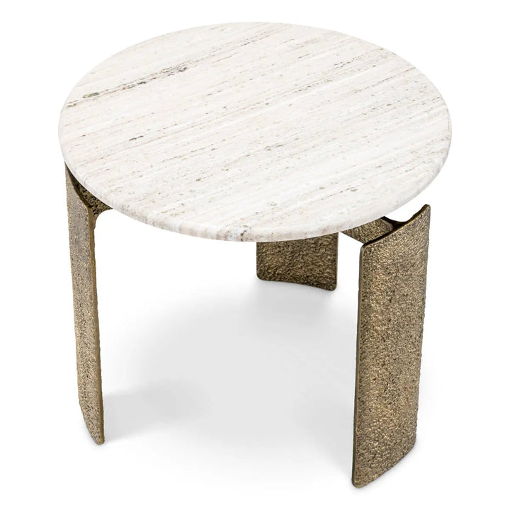 Side Table Bodega Antique Brass Finish - image 2
