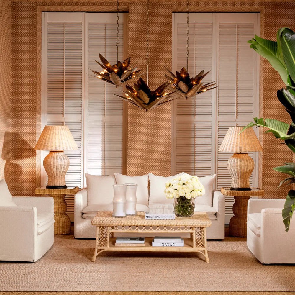 Coffee Table Saba Rectangular Natural Rattan - image 2