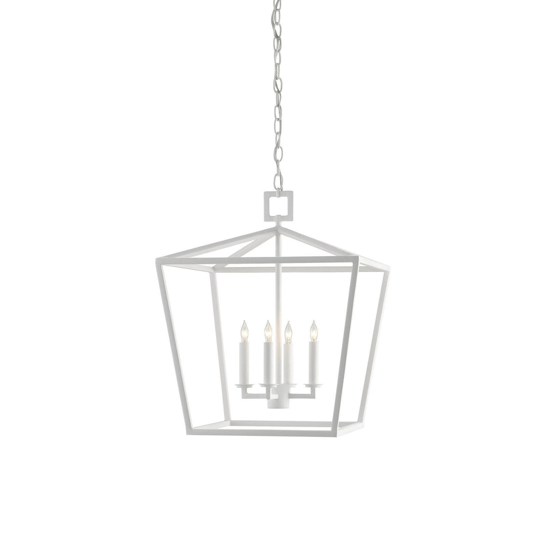 Denison White Medium Lantern