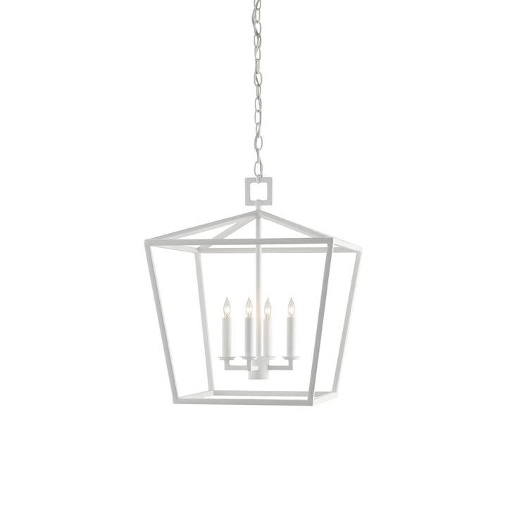 Denison White Medium Lantern