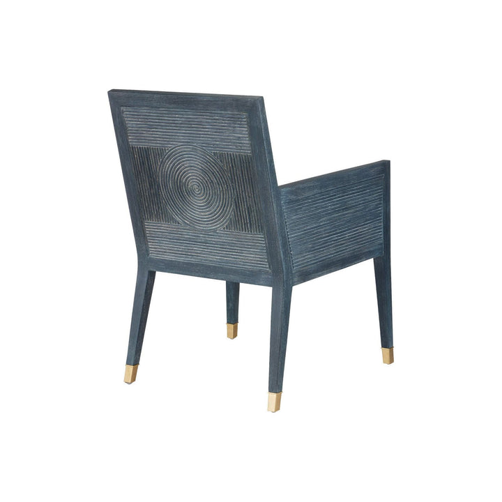 Santos Vintage Navy Armchair, Barrett Dusk