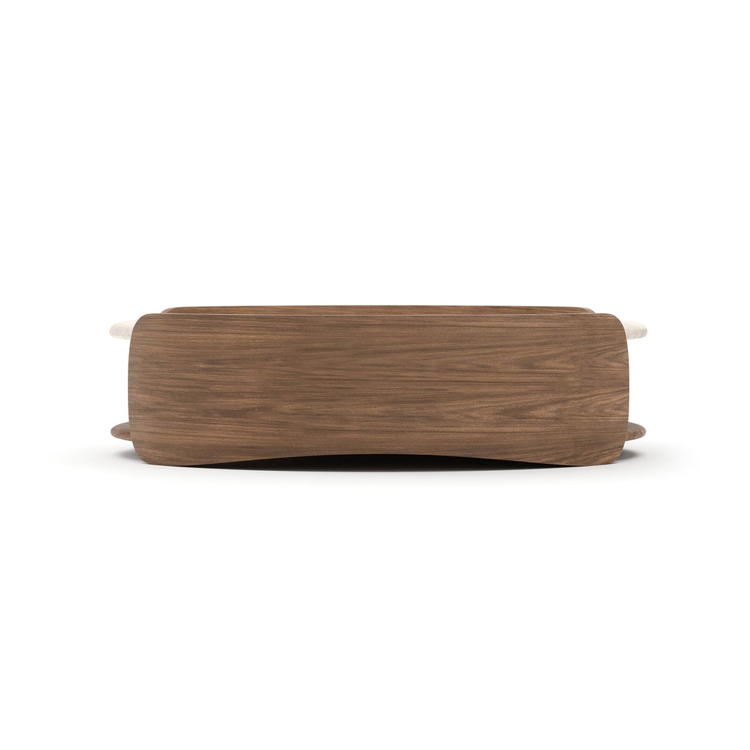 Fleur Open Cocktail Table W/Wood Shelf - image 4