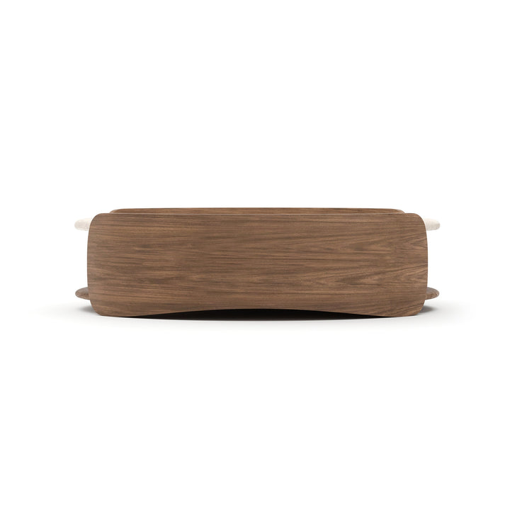 Fleur Open Cocktail Table W/Wood Shelf - image 4