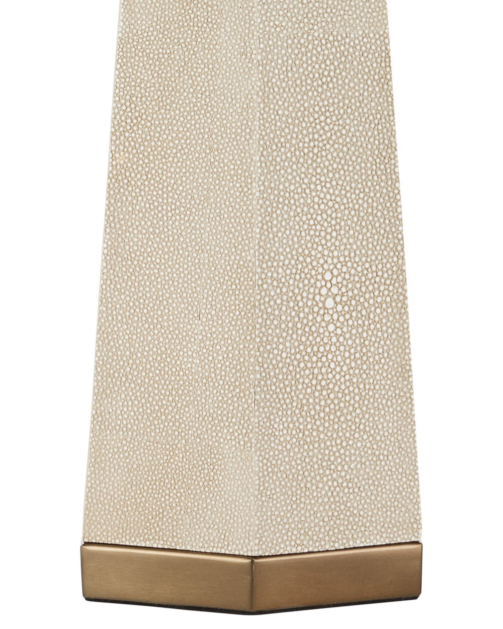 Table Lamps Galuchat Ivory Tapered Table Lamp