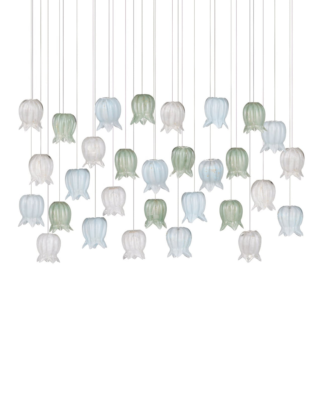 Pendants:Multi Polpo Misto 30-Light Linear Multi-Drop Pendant