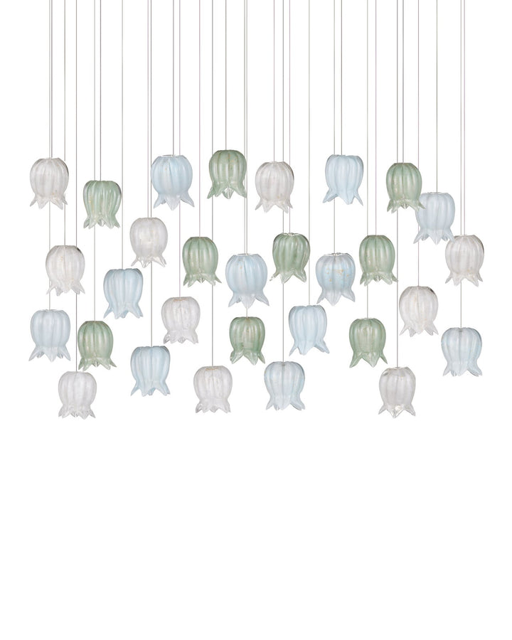 Pendants:Multi Polpo Misto 30-Light Linear Multi-Drop Pendant