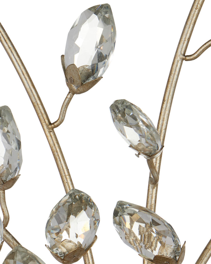 Wall Lighting Forget-Me-Not Silver Wall Sconce
