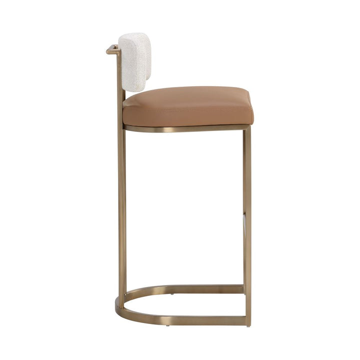 Bar & Counter Stools Larissa Barstool - Napa Cognac / Rhea Light Barley