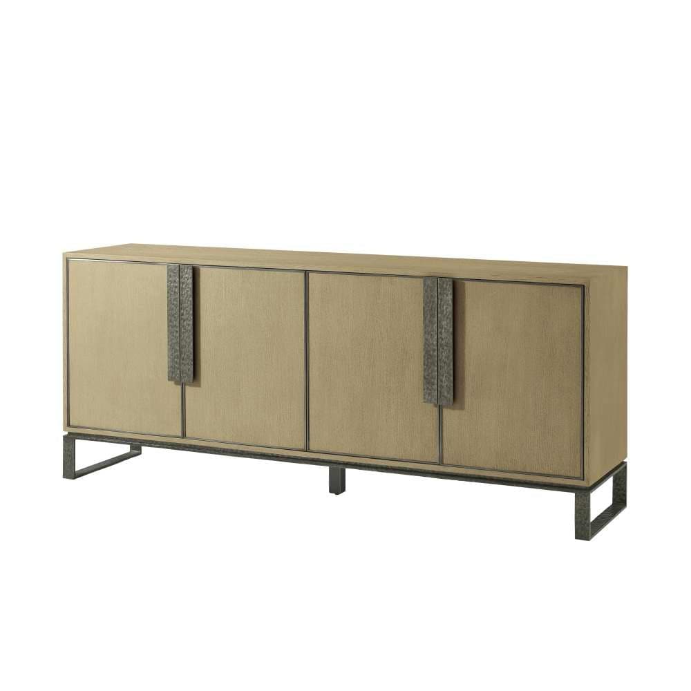 Essence Media Cabinet-Theodore Alexander-THEO-TA61169.C359-Bookcases & CabinetsBlonde-2-France and Son